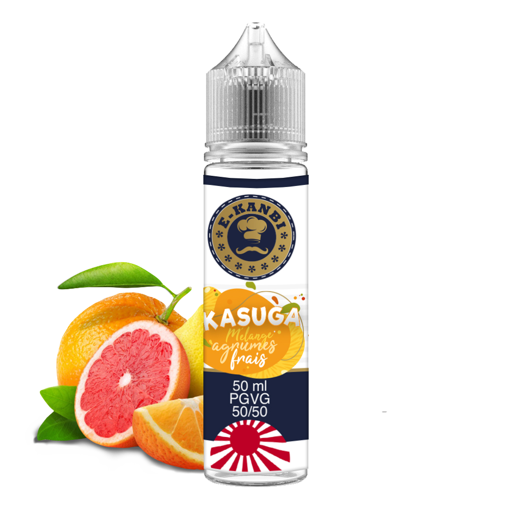 E-KANBI E-LIQUIDE KASUGA AGRUMES FRAIS