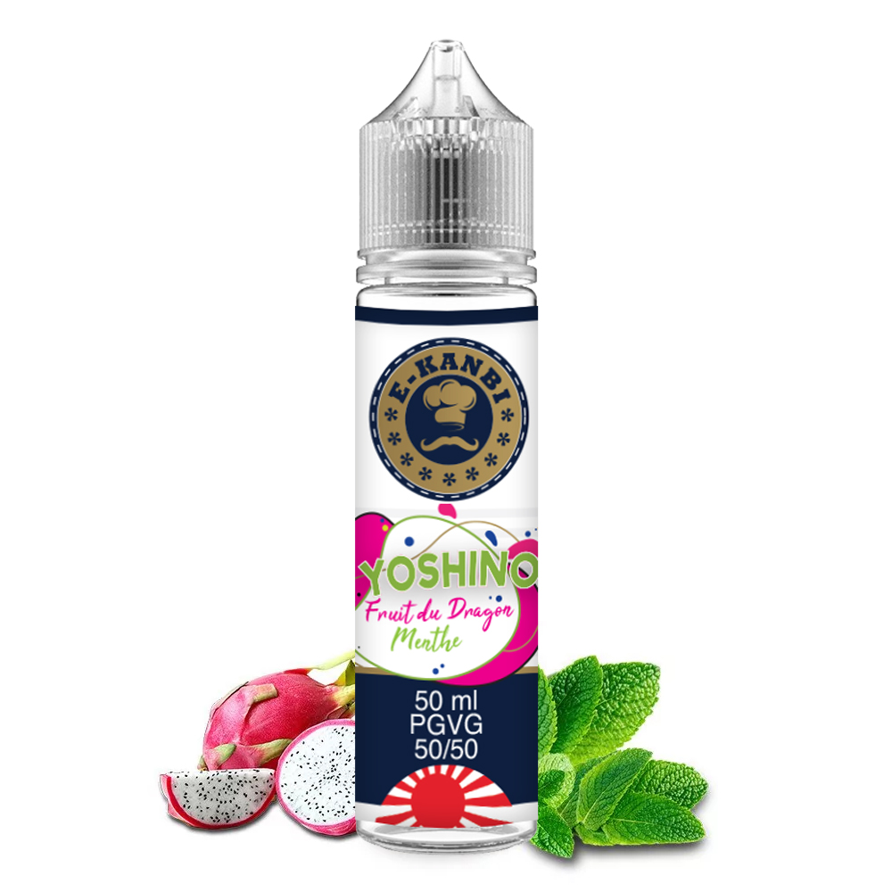 E-KANBI E-LIQUIDE YOSHINO FRUIT DU DRAGON MENTHE FRAIS