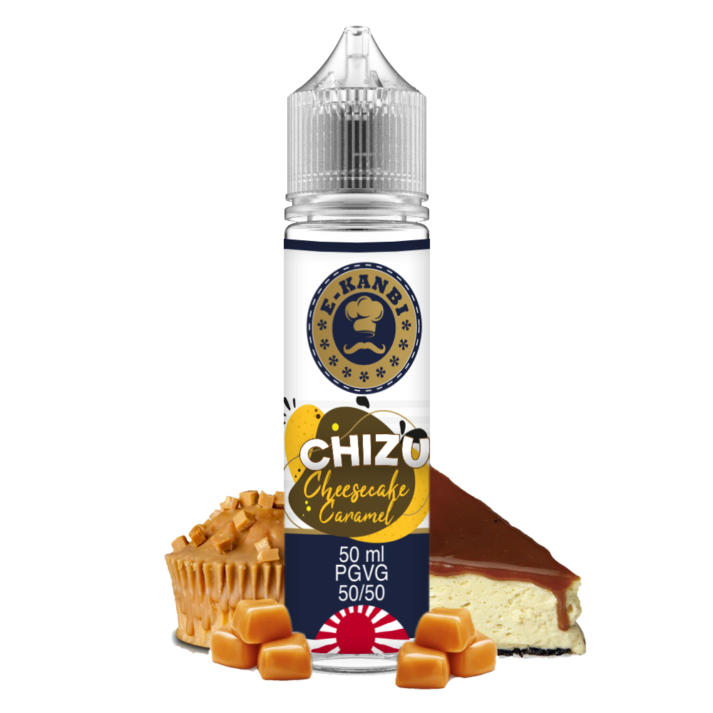 E-KANBI E-LIQUIDE CHIZU CHEESECAKE CARAMEL