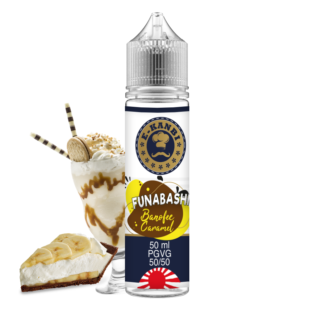 E-KANBI E-LIQUIDE FUNABASHI BANOFEE CARAMEL