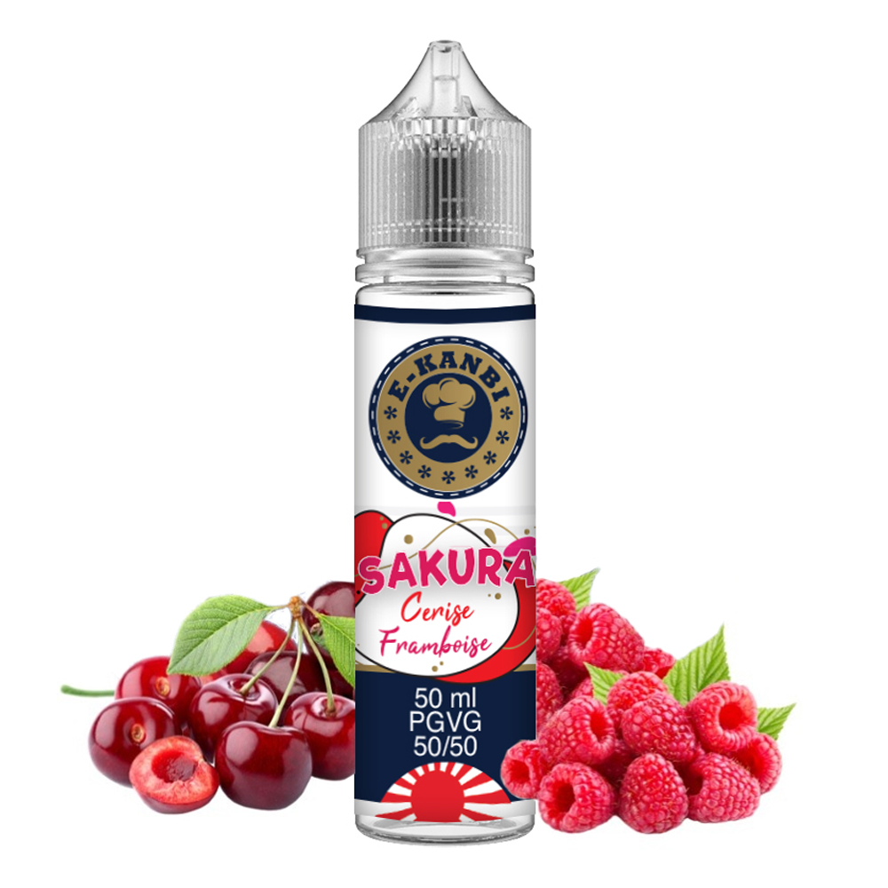 E-KANBI E-LIQUIDE SAKURA CERISE FRAMBOISE